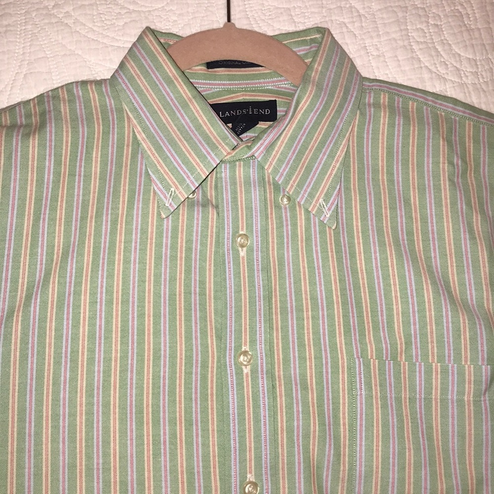 Vintage Lands’ End men’s button down shirt